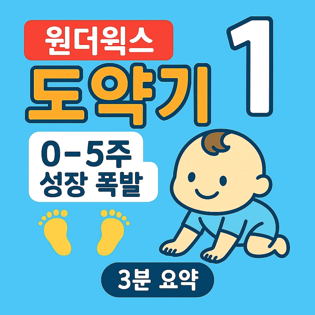원더윅스 도약기 1 0-5주 성장 폭발 - 3분 요약