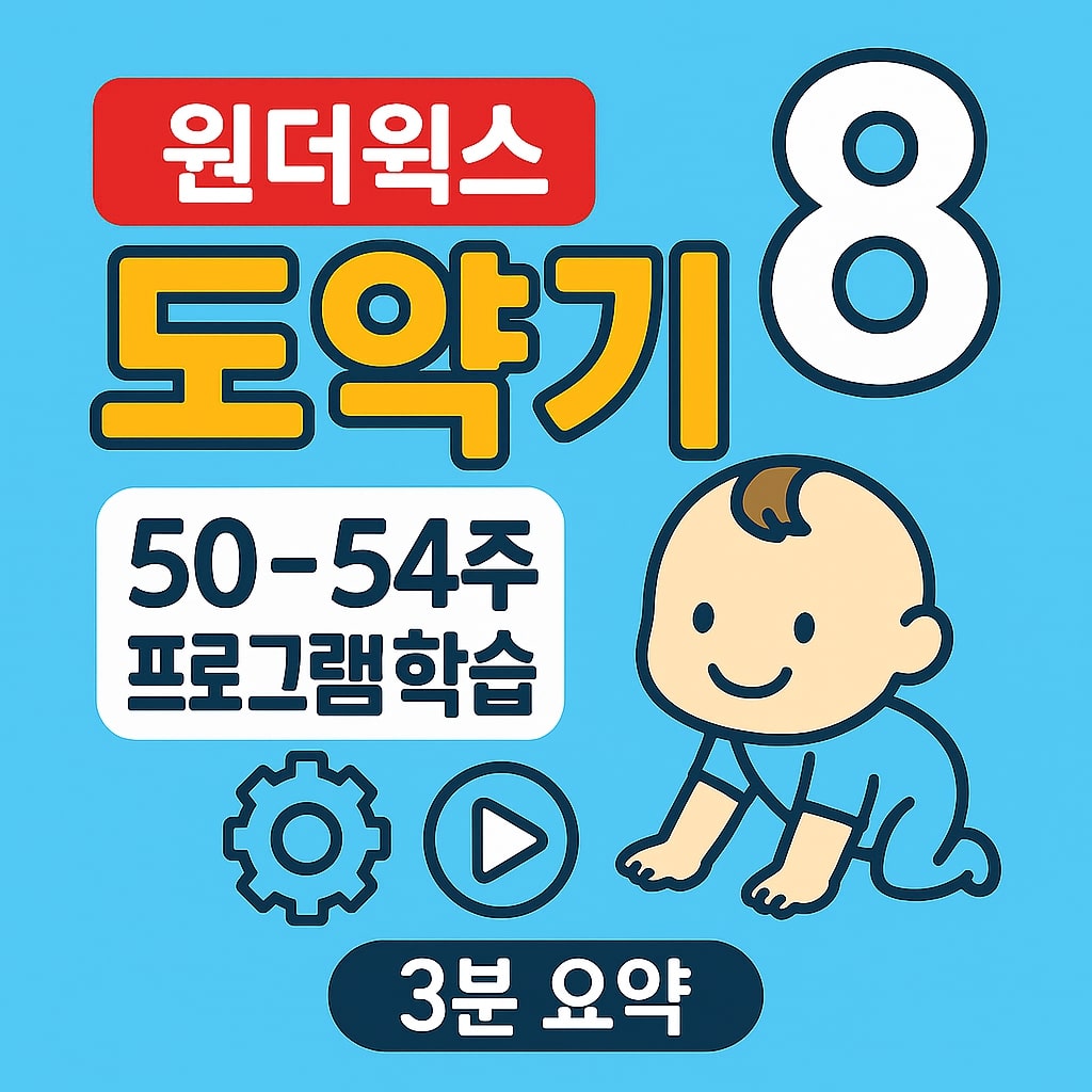 원더윅스 도약기 8 50-54주 프로그램 학습 - 3분 요약